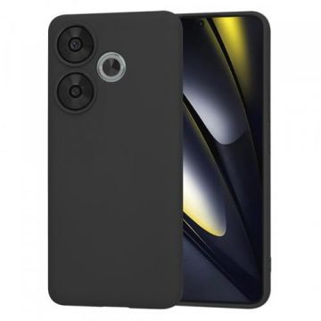 Husa Techsuit SoftFlex pentru Poco F6,  Neagra