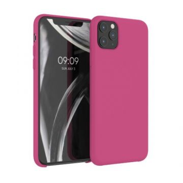 Husa pentru Apple iPhone 11 Pro Max, Silicon, Roz, 49725.213