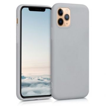 Husa pentru Apple iPhone 11 Pro, Silicon, Gri, 49788.70