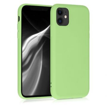 Husa pentru Apple iPhone 11, Silicon, Verde, 50791.214
