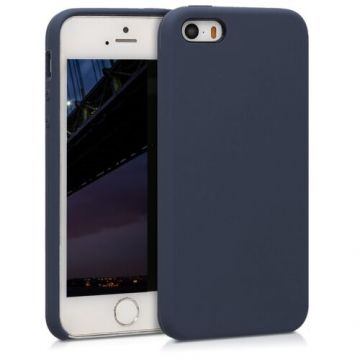Husa pentru Apple iPhone 5/iPhone 5s/iPhone SE, Silicon, Albastru, 42766.53