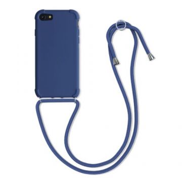 Husa pentru Apple iPhone 8/iPhone 7/iPhone SE 2, Silicon, Albastru, 49920.17