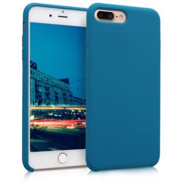 Husa pentru Apple iPhone 8 Plus/iPhone 7 Plus, Silicon, Albastru, 40842.78