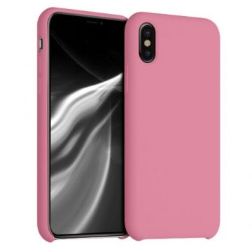 Husa pentru Apple iPhone X/iPhone XS, Silicon, Roz, 42495.212