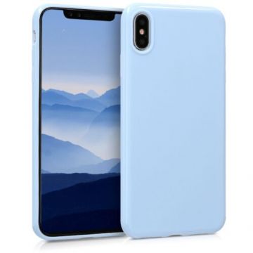 Husa pentru Apple iPhone XS Max, Silicon, Albastru, 45908.58