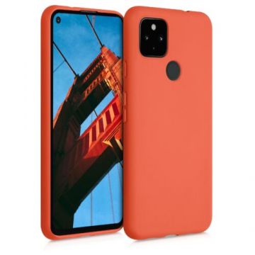 Husa pentru Google Pixel 4a 5G, Silicon, Rosu, 51727.164