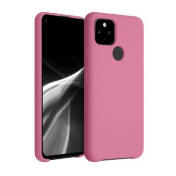 Husa pentru Google Pixel 4a 5G, Silicon, Roz, 53932.212