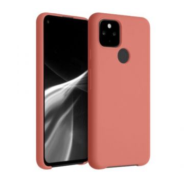 Husa pentru Google Pixel 4a 5G, Silicon, Roz, 53932.215