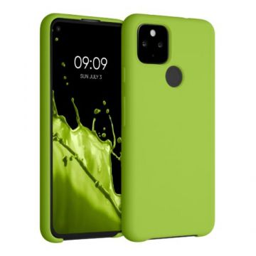 Husa pentru Google Pixel 4a 5G, Silicon, Verde, 53932.220