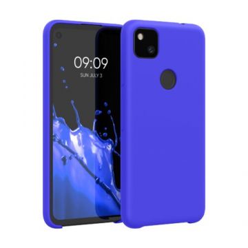 Husa pentru Google Pixel 4a, Silicon, Albastru, 52549.134