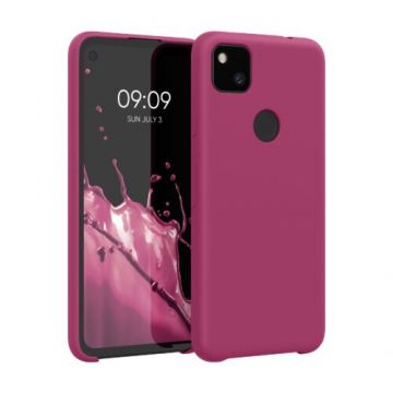 Husa pentru Google Pixel 4a, Silicon, Roz, 52549.175