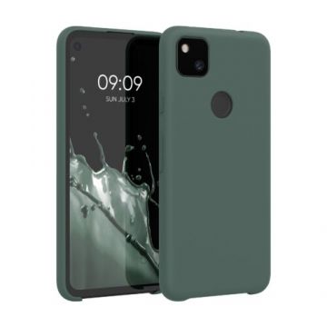 Husa pentru Google Pixel 4a, Silicon, Verde, 52549.171