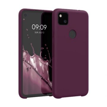 Husa pentru Google Pixel 4a, Silicon, Violet, 52549.187