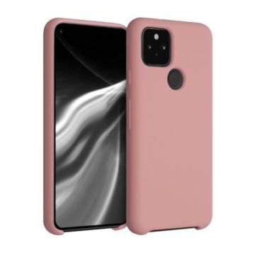 Husa pentru Google Pixel 5, Silicon, Roz, 53633.193