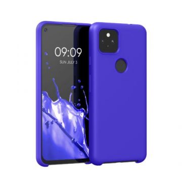 Husa pentru Google Pixel 5a, Silicon, Albastru, 55207.134, Kwmobile