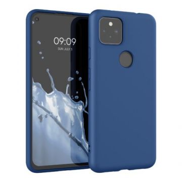 Husa pentru Google Pixel 5a, Silicon, Albastru, 55374.145