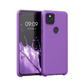 Husa pentru Google Pixel 5a, Silicon, Mov, 55207.221, Kwmobile