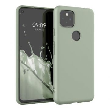 Husa pentru Google Pixel 5a, Silicon, Verde, 55374.172, Kwmobile