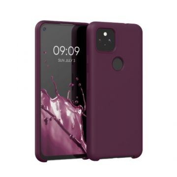 Husa pentru Google Pixel 5a, Silicon, Violet, 55207.187, Kwmobile