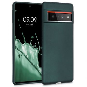 Husa pentru Google Pixel 6 Pro, Silicon, Verde, 55856.14, Kwmobile