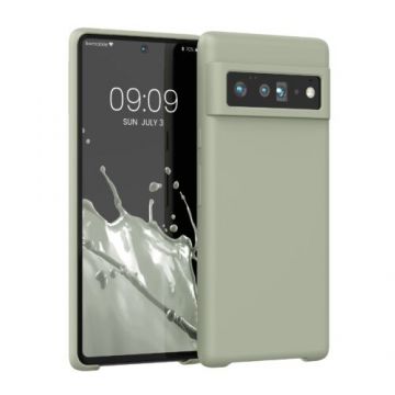 Husa pentru Google Pixel 6 Pro, Silicon, Verde, 55863.172, Kwmobile