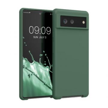 Husa pentru Google Pixel 6, Silicon, Verde, 55480.166, Kwmobile