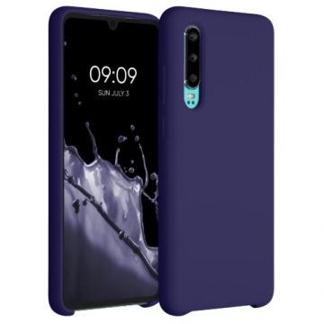 Husa pentru Huawei P30, Silicon, Albastru, 47414.182