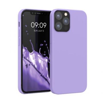 Husa pentru iPhone 12/iPhone 12 Pro, Silicon, Mov, 52641.222