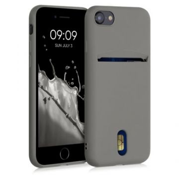 Husa pentru iPhone 8/iPhone 7/iPhone SE 2, Silicon, Gri, 49100.155