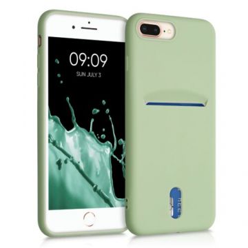 Husa pentru iPhone 8 Plus/iPhone 7 Plus, Silicon, Verde, 49102.172