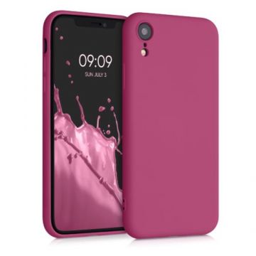 Husa pentru iPhone XR, Silicon, Roz, 49983.213