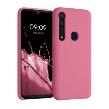 Husa pentru Motorola Moto G8 Plus, Silicon, Roz, 51348.212