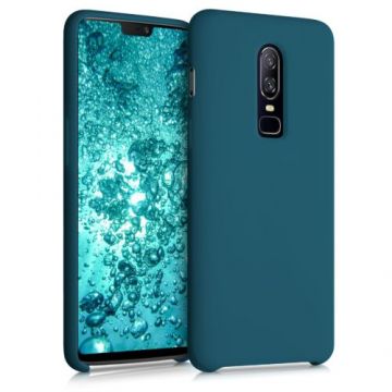 Husa pentru OnePlus 6, Silicon, Verde, 46122.57