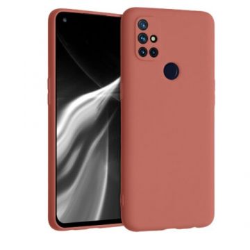 Husa pentru OnePlus Nord N10 5G, Silicon, Portocaliu, 53821.215