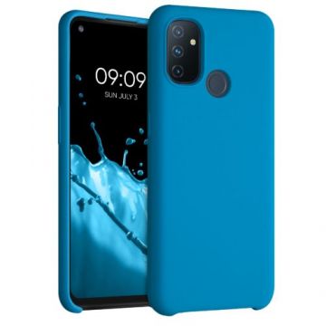 Husa pentru OnePlus Nord N100, Silicon, Albastru, 53891.224