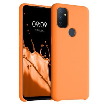 Husa pentru OnePlus Nord N100, Silicon, Portocaliu, 53891.150