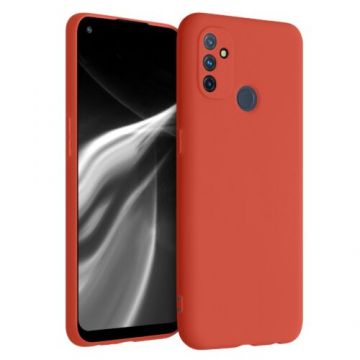 Husa pentru OnePlus Nord N100, Silicon, Rosu, 53823.218