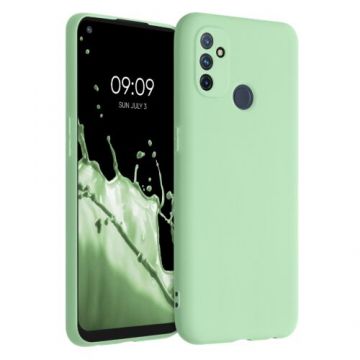 Husa pentru OnePlus Nord N100, Silicon, Verde, 53823.71