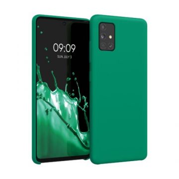 Husa pentru Samsung Galaxy A51, Silicon, Verde, 51197.142