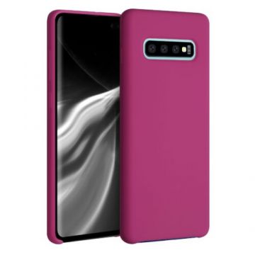Husa pentru Samsung Galaxy S10 Plus, Silicon, Roz, 49028.213, Kwmobile