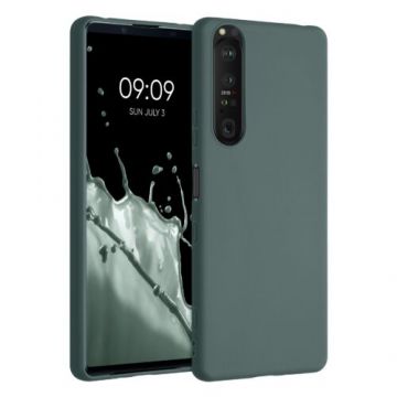 Husa pentru Sony Xperia 1 III, Silicon, Verde, 54753.166