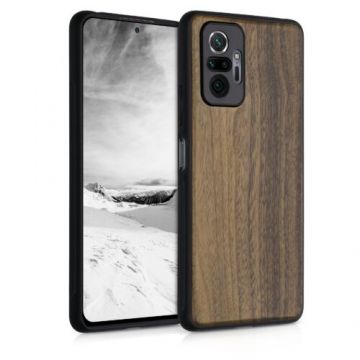 Husa pentru Xiaomi Redmi Note 10 Pro, Lemn, Maro, 54557.18