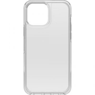 Carcasa antimicrobiana Otterbox Symmetry compatibila cu iPhone 13 Pro Max / iPhone 12 Pro Max Clear