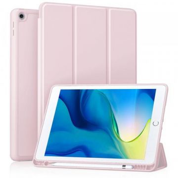 Husa pentru Apple iPad 10.2 (2021) / 10.2 (2020) / 10.2 (2019) Techsuit Flex Trifold (Roz)