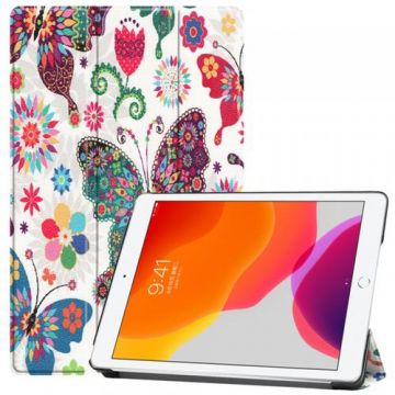 Husa pentru Apple iPad 10.2 (2021) / 10.2 (2020) / 10.2 (2019) Techsuit FoldPro Butterfly (Multicolor)