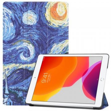 Husa pentru Apple iPad 10.2 (2021) / 10.2 (2020) / 10.2 (2019) Techsuit FoldPro Starry Night (Multicolor)
