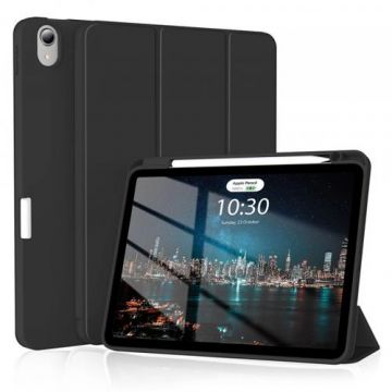 Husa pentru Apple iPad Air (2022) / Air (2020) Techsuit Flex Trifold (Negru)