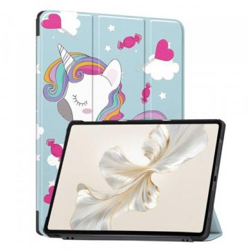 Husa pentru Honor Pad 9 Techsuit FoldPro Unicorn (Multicolor)