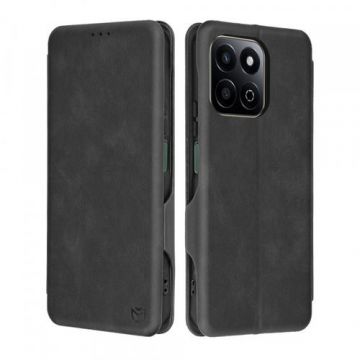 Husa pentru Honor X7c / 200 Smart Techsuit Safe Wallet Plus (Negru)