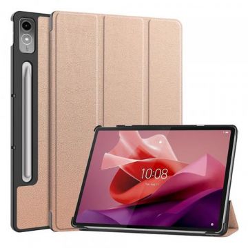 Husa pentru Lenovo Tab P12, Techsuit, FoldPro (Roz)